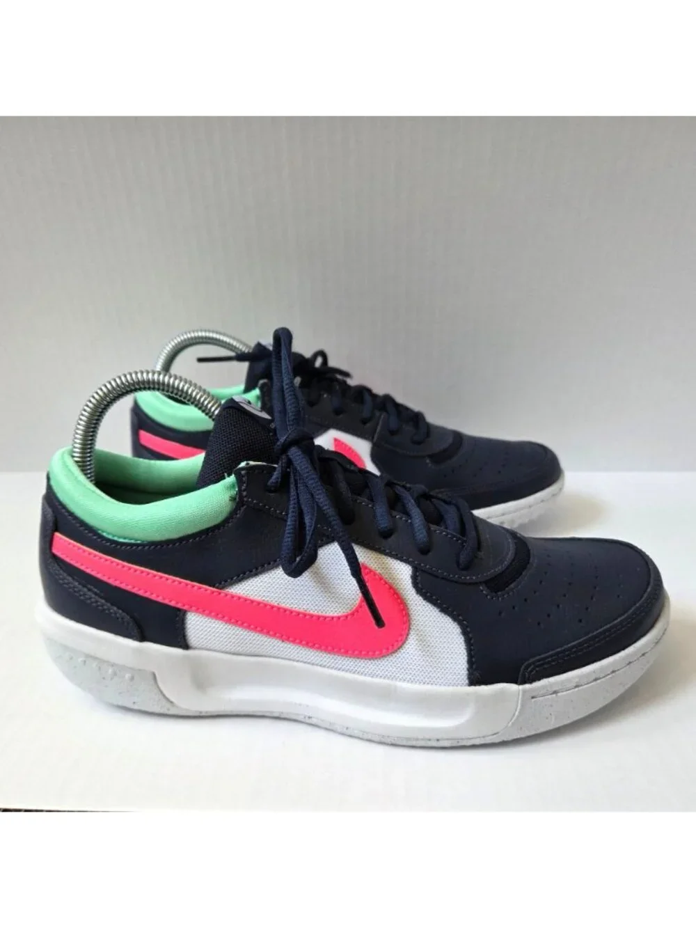Nike Court Zoom Lite 3 Mens 8 Obsidian Hyper Pink Tennis Shoes DH0626